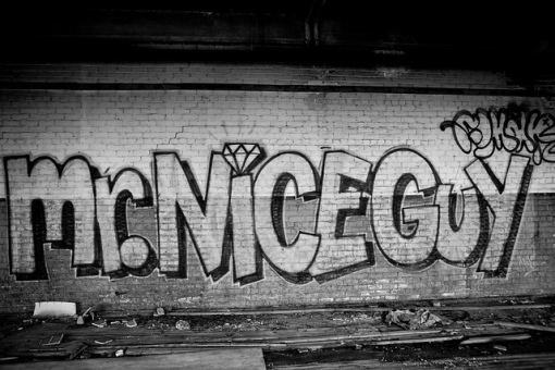 Mr Nice Guy graffiti